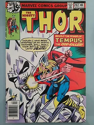 Buy Thor #282 (1979) Marvel Newsstand 1st Cameo Appearance Of The Time Keepers! Loki • 11.25£