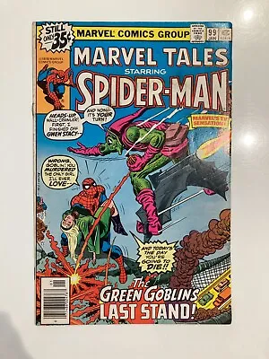 Buy Marvel Tales 99 Spider-Man  Good Cond 1979 - Reprints ASM 122 - Death Goblin • 14.50£