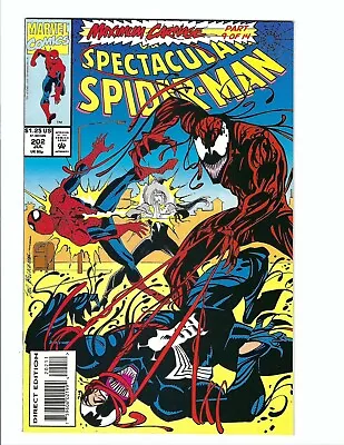 Buy Spectacular Spider-Man 202, VF/NM 9.0, 1993, Max Carnage 9 Of 14, Sal Buscema • 8.82£
