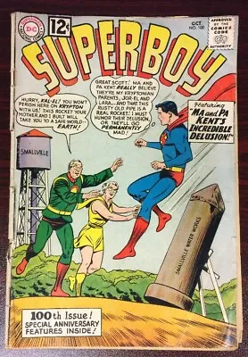 Buy Superboy #100 (dc,1962) 1st Phantom Zone Villians, Ultra Boy App • 7.88£