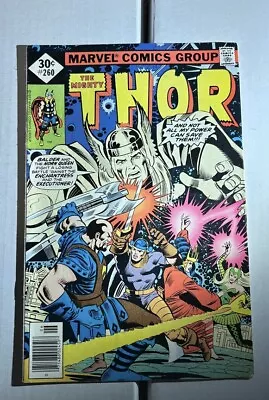 Buy Thor #260 1977 Marvel Comics Comic Book  • 4£
