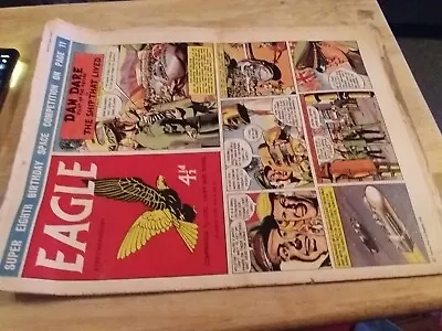 Buy  Uk Comic Eagle 18 April  1958 • 0.75£