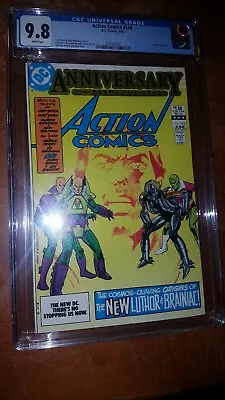 Buy CGC 9.8 Action Comics #544. First Appearance Lex Luthor Armor. Only 63 CGC 9.8's • 241.28£