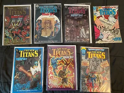 Buy Wolfman Perez DC Lot New Titans 50 51 52 53 54 Who Is Wonder Girl?  79 Annual 7 • 8£