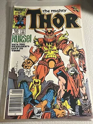 Buy Marvel Comics The Mighty Thor #363 Jan 1985 - The Secret Wars II Kurse! • 7.90£