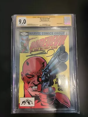 Buy Daredevil 184 Cgc Signature Series 9.0 Signed By Frank Miller • 199.88£