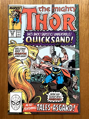 Buy Marvel Comics - The Mighty Thor #402 - Thor Vs Quicksand - Also Tales Of Asgard! • 0.99£