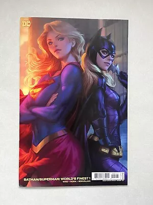 Buy Batman Superman Worlds Finest #1 Artgerm Variant Dc (2022) Batgirl Supergirl Nm • 6.97£