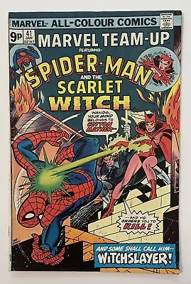 Buy Marvel Team-up #41. Jan 1976. Marvel. Fn+. Spider-man! 1st Witchslayer! • 10£
