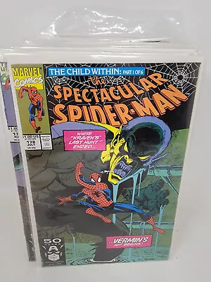 Buy Spectacular Spider-man #178 Kafka (queen Goblin) & Ravencroft 1st App *1991* 5.0 • 4.77£