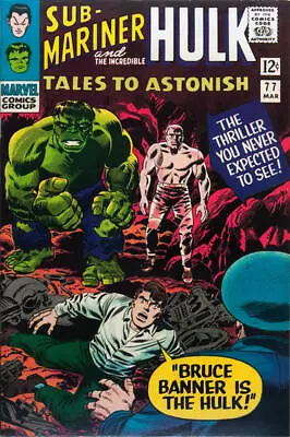 Buy Tales To Astonish (1959) #  77 (3.0-GVG) Sub-Mariner, Incredible Hulk 1966 • 13.50£