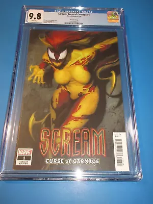 Buy Scream Curse Of Carnage #1 Artgerm Lau Variant CGC 9.8 NM/M Gorgeous Gem Wow • 64.99£