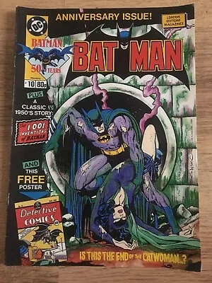 Buy BATMAN Anniversary Issue #10, Near Mint With Free Poster 1989 • 1£