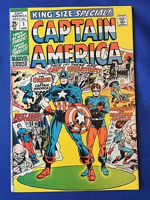 Buy Captain America Annual #1 VFN- (7.5) MARVEL ( Vol 1 1971) • 34£