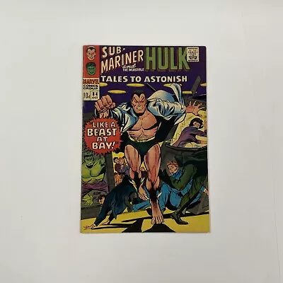 Buy Tales To Astonish Sub-mariner And Incredible Hulk #84 1966 FN Pence Copy • 25£