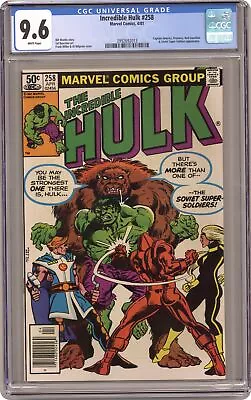 Buy Incredible Hulk #258 CGC 9.6 1981 3992692013 • 153.56£