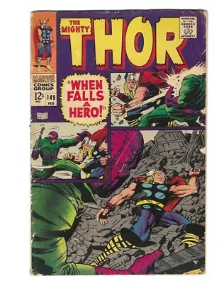 Buy Thor #149 Marvel 1968  Or Better Origin Black Bolt Jack Kirby Combine Shipping • 15.88£