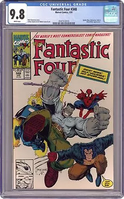 Buy Fantastic Four #348 Adams CGC 9.8 1991 4341512010 • 138.36£