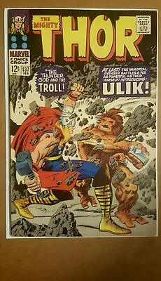 Buy Thor #137 (1967)  F/VF FIRST APPEARANCE OF ULIK. Off W-PAGES  • 120.64£