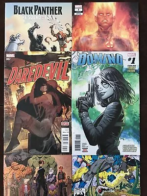 Buy Marvel Comics Mixed Lot Of 6 Domino #1 Daredevil #7 Black Panther Variant More • 5.78£