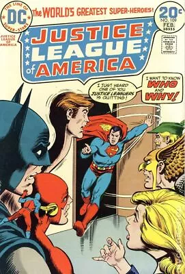 Buy Justice League Of America #109 VG 4.0 1974 Stock Image Low Grade • 5.67£