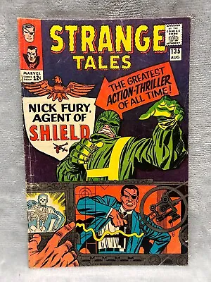 Buy Strange Tales #135 1st Appearance Nick Fury! Shield! Marvel 1965 • 79.03£