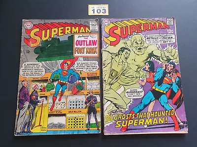 Buy SUPERMAN # 179 / 214  1965/69 DC COMICS  12c X 2   Z • 15.99£