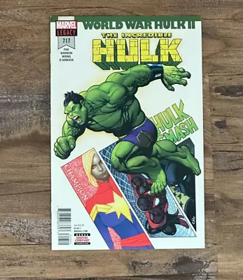 Buy The Incredible Hulk #717 Marvel Comics 2018 Amadeus Cho Brawn World War Hulk Ll • 6.40£