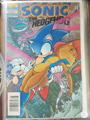 Buy Sonic The Hedgehog #37 August 1996 Newsstand • 45.48£