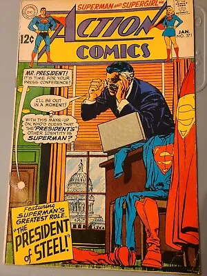 Buy Action Comics #371 Superman Dc Silver Age Supergirl Curt Swan Neal Adams Vg 1969 • 12.06£