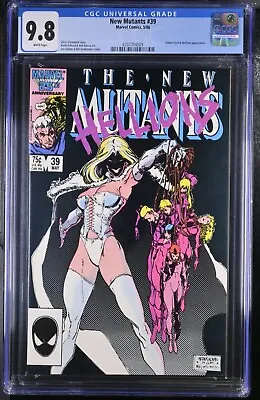 Buy New Mutants #39 - Cgc 9.8 - Wp - Nm/mt - Emma Frost Cover • 136.27£