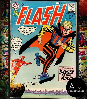 Buy The Flash #113 VG/FN 5.0 DC Comics 1960 1st App The Trickster • 226.63£