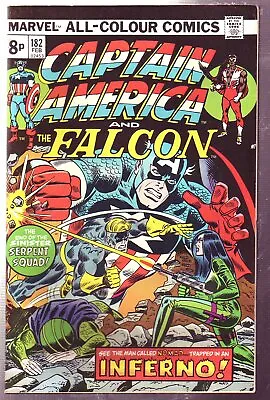 Buy Captain America #182, 185, 186 (Marvel 1975) 3 X Bronze Age • 17.95£