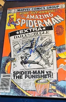 Buy STAN LEE Autograph KING SIZE ANNUAL AMAZING SPIDERMAN 15 W. COA • 121.75£