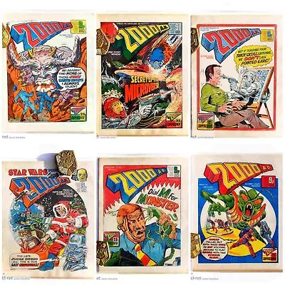 Buy 2000AD Prog 39-44 All 5 Real Comics 19 9 77 1977 (m)  Not Digital • 126.96£