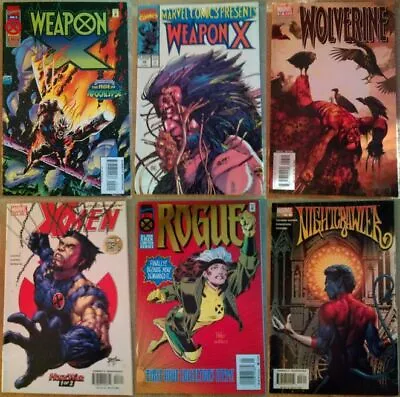 Buy Weapon X #2 78 Wolverine #57 Rogue #1 Nightcrawler #3 Uncanny X-MEN #423 • 10.24£