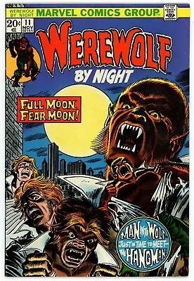 Buy Werewolf By Night 11 FN 6.0 Bronze Age Marvel 1973 First Hangman • 23.21£
