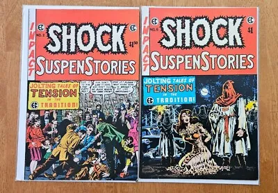 Buy SHOCK SUSPENSTORIES #2 & #6 E.C. Classic 8 & 12 1974 Reprints WALLY WOOD • 15.80£