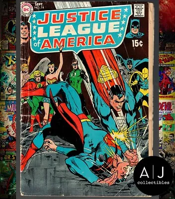 Buy Justice League Of America #74 (DC Comics, 1969) VG- 3.5 • 9.68£