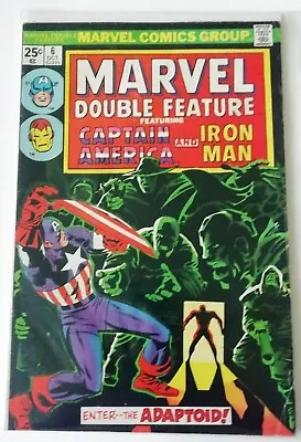 Buy Marvel Double Feature #6 1974  COLAN Captain America / Iron Man  Fine • 3.99£