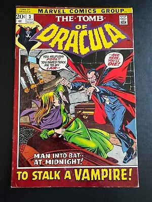 Buy Tomb Of Dracula #3 - 1st Appearance Of Rachel Van Helsing (Marvel, 1972) Fine+ • 47.65£