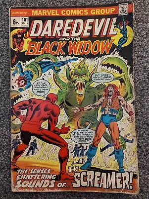 Buy Daredevil & Black Widow 101. Marvel 1973. Angar The Screamer. Combined Postage • 2.49£