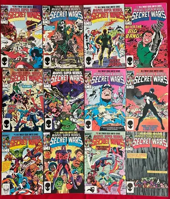 Buy Marvel Super Heroes: Secret-wars #1-12 Full Run Lot High Grade (1984) Lot-323 • 356.84£