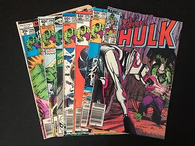 Buy The Incredible Hulk #225, 246, 261, 272, 275, 285, 296 All VG/F • 20.10£