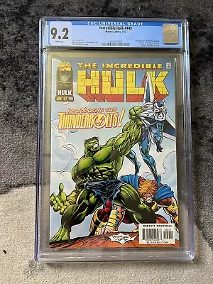 Buy Incredible Hulk #449 CGC 9.2 - 1st Thunderbolts • 230£
