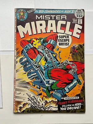 Buy Mister Miracle #6 **1ST APP. FEMALE FURIES & FUNKY FLASHMAN* -DC COMICS 1972 • 17.42£