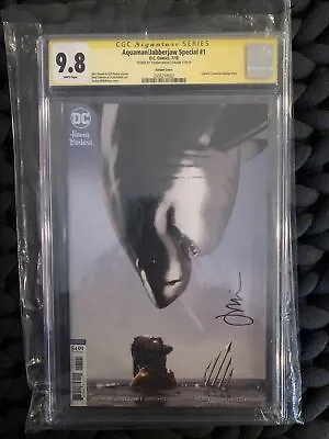 Buy Aquaman/Jabberjaw Special #1 (Variant) CGC SS 9.8 - Signed By J. Middleton • 175.89£