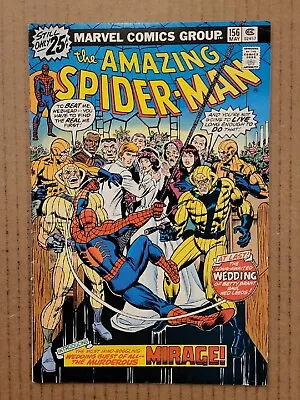 Buy Amazing Spider-Man #156 1st Appearance Mirage With MVS Marvel 1976 FN- • 10.27£
