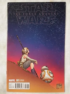 Buy Star Wars The Force Awakens #1   Joe Quesada 1:100 Variant   Rare Htf • 361.54£