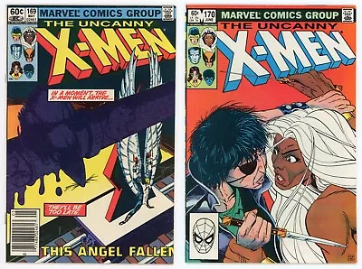 Buy Uncanny X-Men #169 170 FVF 1st App Callisto & Morlocks 2-Part Story SET LOT 1983 • 22.52£
